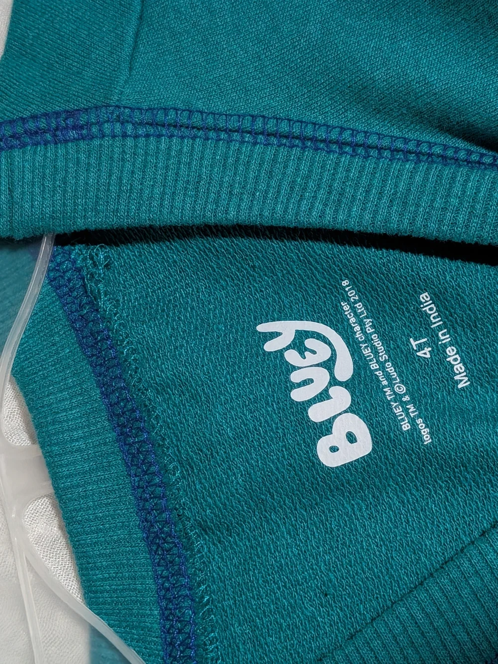 Kids Bluey Teal Short-Sleeve & Shorts set W/Playful Bluey Graphic